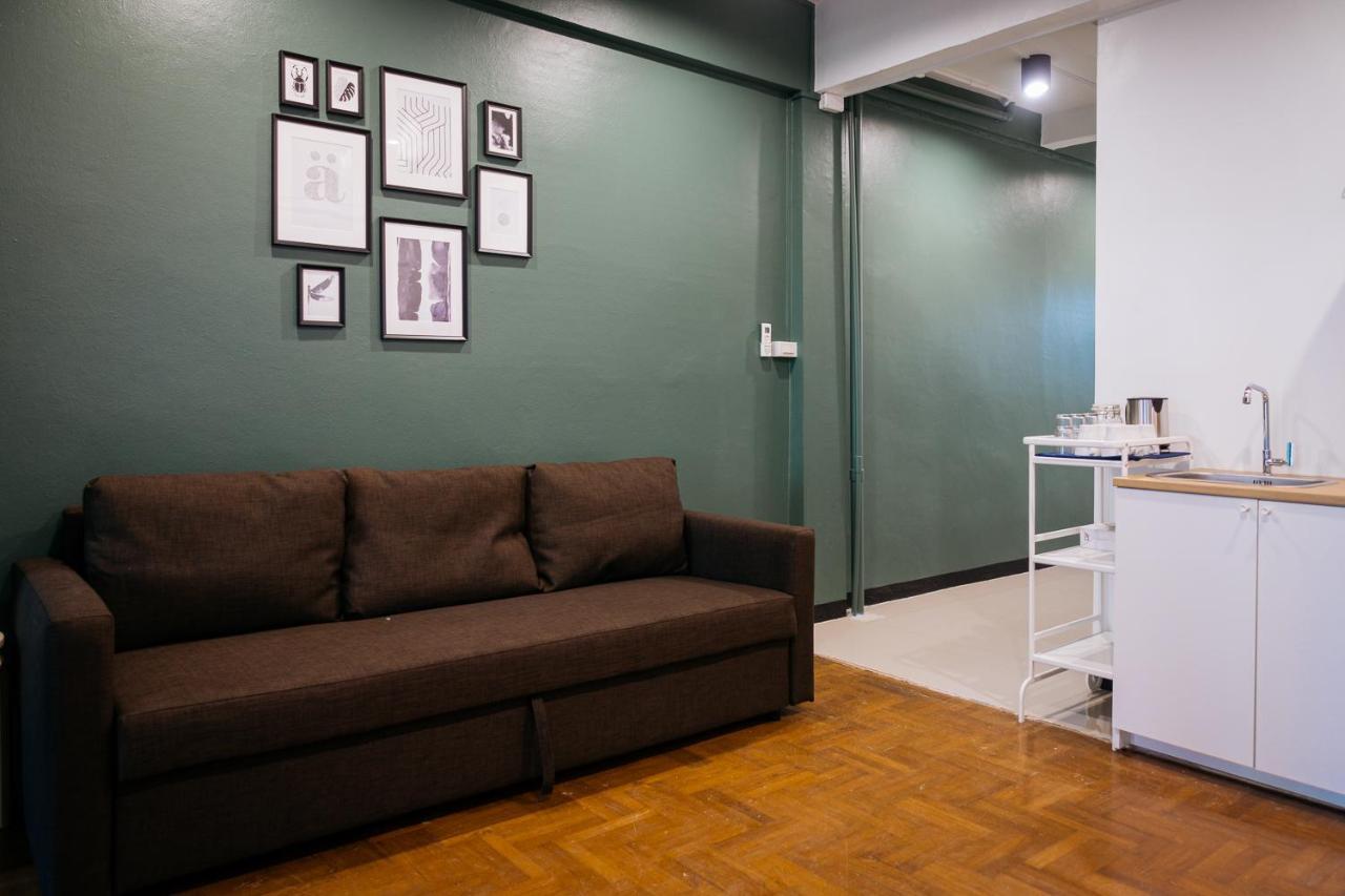 T3 Two Bedrooms Wifi Full Kitchen 1 Min To Bts Bangkok Exterior foto